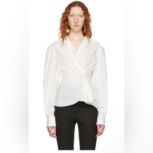 Jacquemus White La Chemise Maceio Blouse